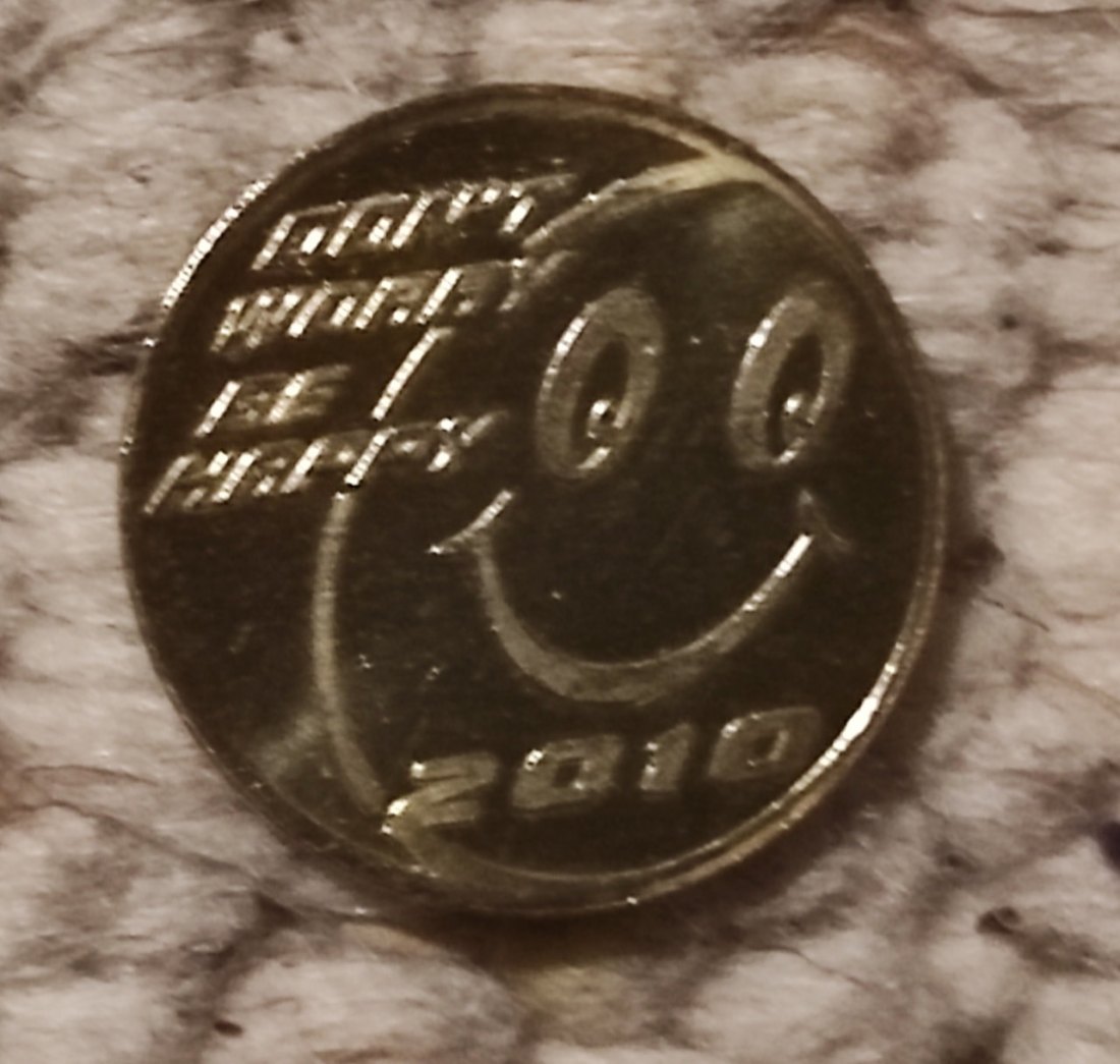  Glücksmünze mit Aufschrift: Ich bringe Glück Gesundheit und Erfolg   