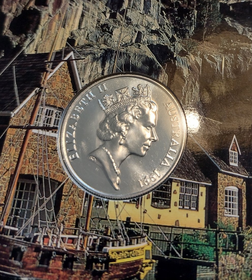  Silbermünze Tasmanien, 10 Dollar 1991   