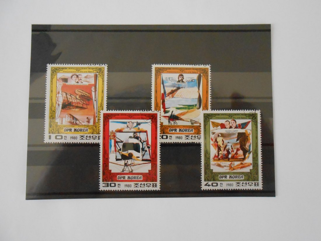  Briefmarken Nordkorea 1980 -Luftfahrt- (42)   
