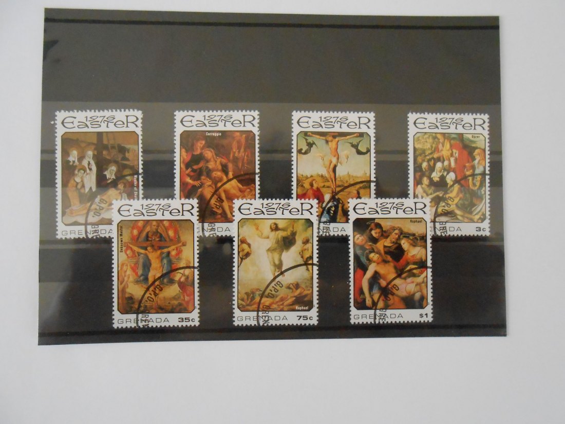  Briefmarken Grenada 1976 - religiöse Gemälde ( 46)   