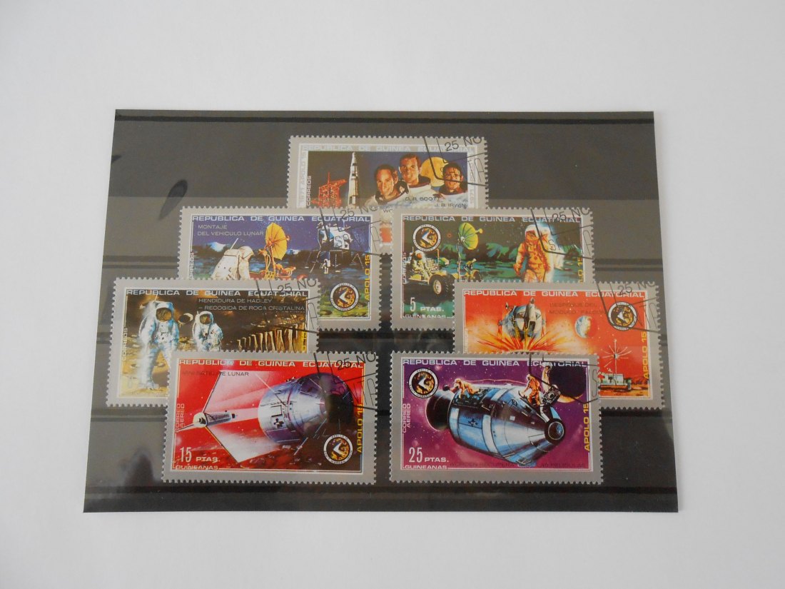  Briefmarken Äquatorial-Guinea 1972 -Raumfahrt- (49)   
