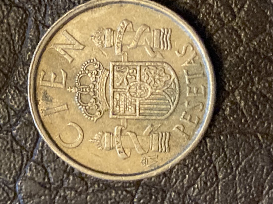  Münze Münzen Umlaufmünze Spanien 100 Pesetas 1988   