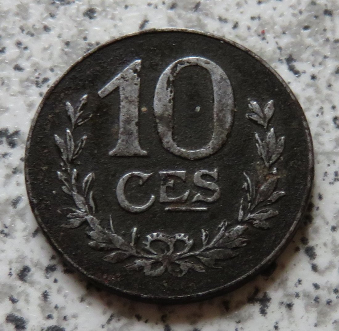  Luxemburg 10 Centimes 1918   