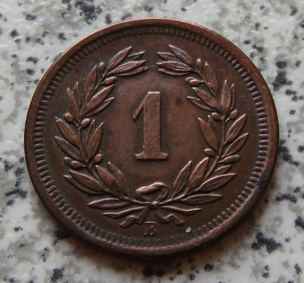  Schweiz 1 Rappen 1895   