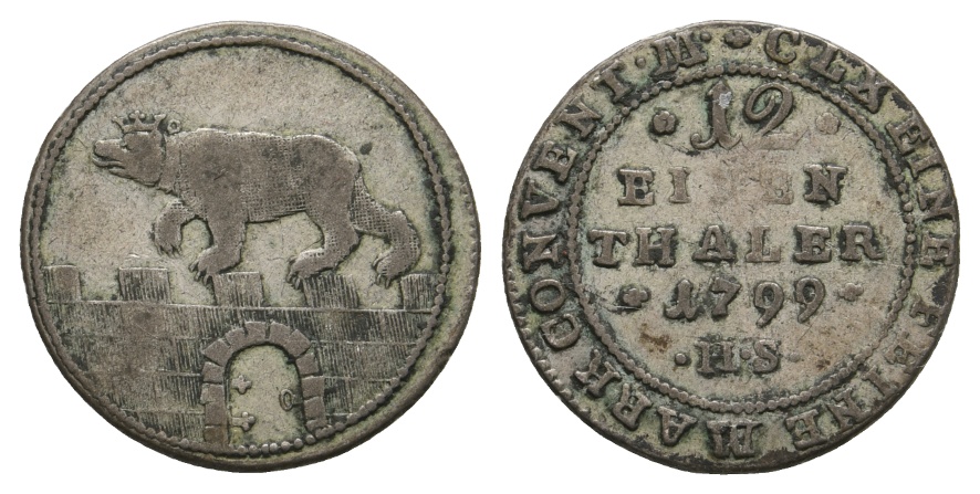  Altdeutschland; Kleinmünze 1799   