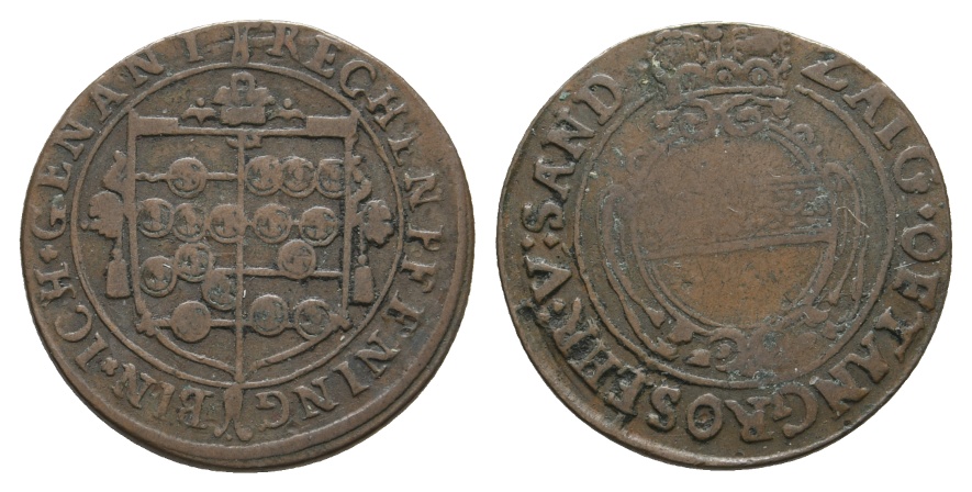  Haus Habsburg, Kleinmünze (Rechenpfennig)   