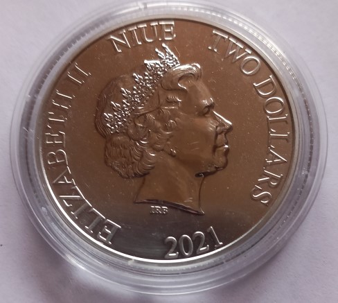  Niue DC Comics 2 Dollar 2021 Wonder Woman 1 Oz Silber 31,1 gr   