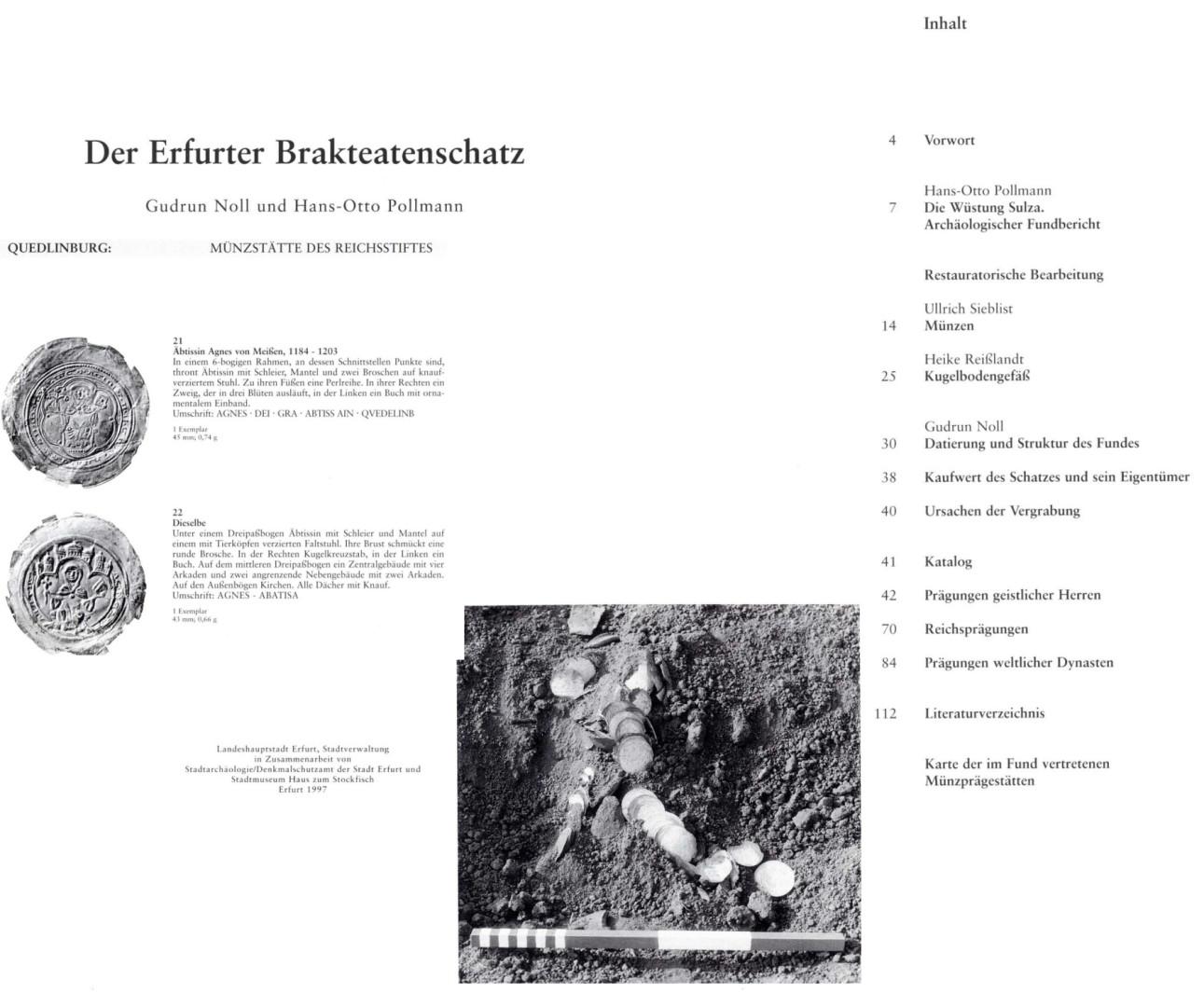  Noll & Pollmann „DER ERFURTER BRAKTEATENSCHATZ (1994).“ ZITIERWERK   