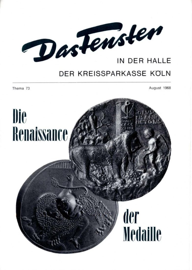  Das Fenster - Thema 073 - Die Renaissance der Medaille   