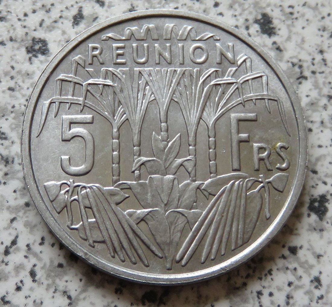  Reunion 5 Francs 1955   