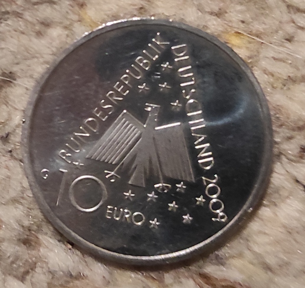  Deitschland 10 € 2009 Silber 100 Jahre Jugendherbergen   