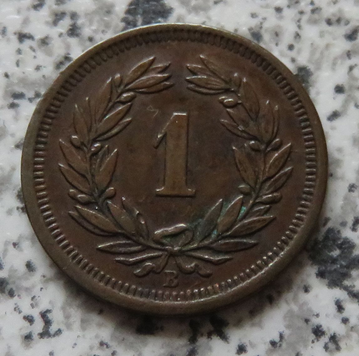  Schweiz 1 Rappen 1905 B   