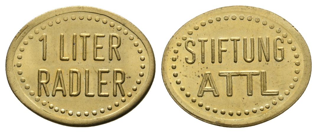  Bayern, Attel Stiftung, 1 Liter Radler; Menzel -   