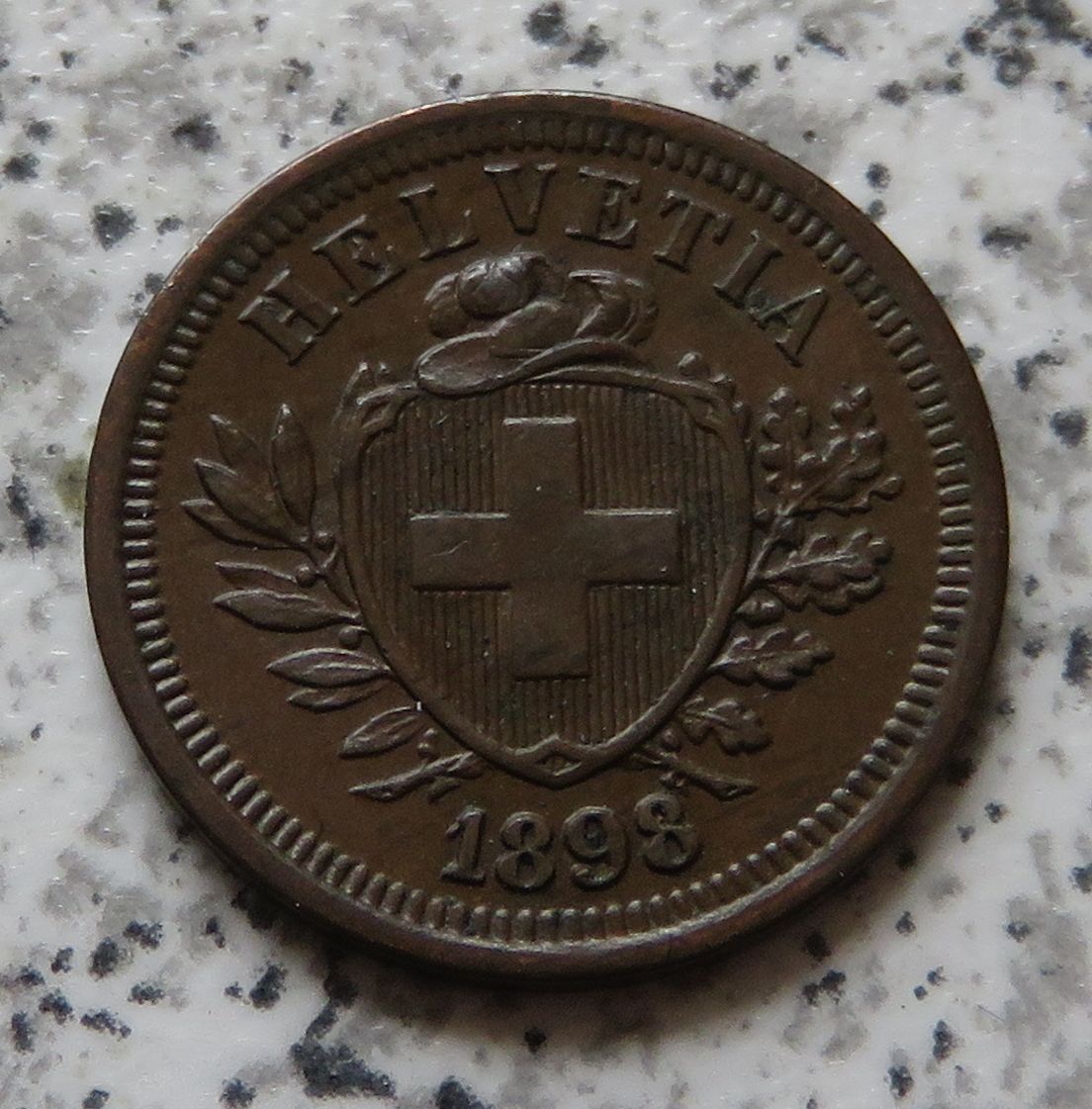  Schweiz 1 Rappen 1898 B   