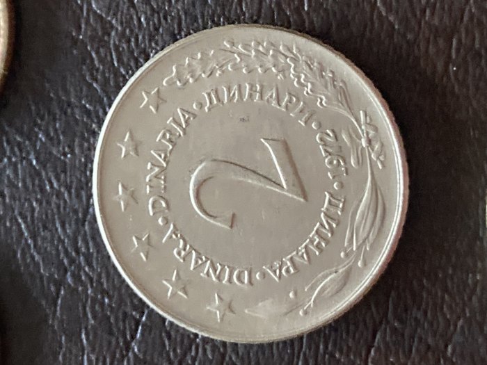  Münze Münzen Umlaufmünze Jugoslawien 2 Dinar 1972   