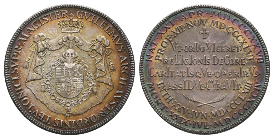  Medaille 1894; Österreich; Wilhem v. Österreich; silber; 6,66 g ; Ø 30,3 mm   