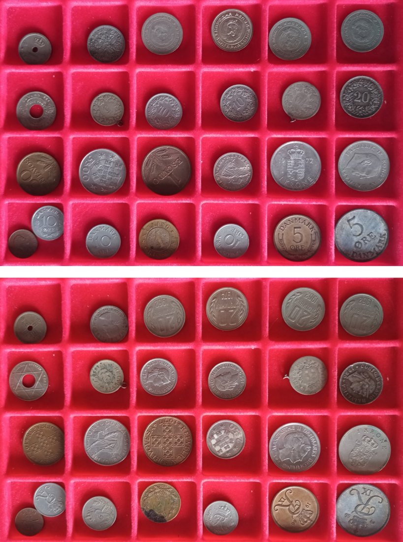  Ausland; Lot Kleinmünzen; Lose! - ohne Kasten!   