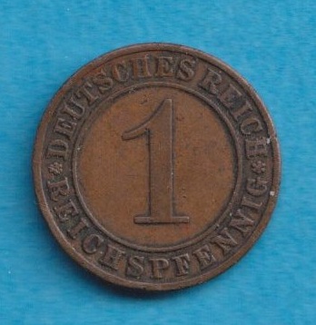  Weimarer Republik 1 Reichspfennig 1936 A   