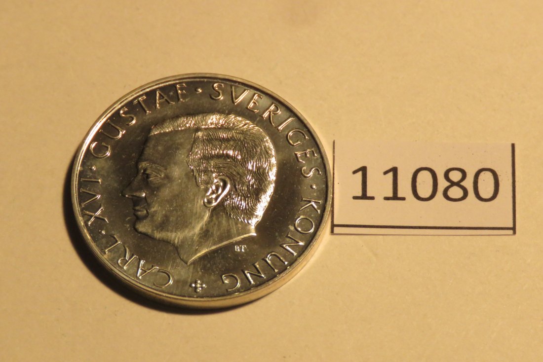  11080 Schweden 1988 - 100 Kronen - Delaware - 16,0 g SILBER 0.925   