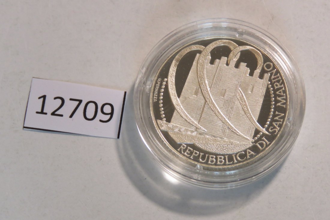  12709  San Marino 2006 - 5 Euro - Mantegna - 18,0 g SILBER 0.925   