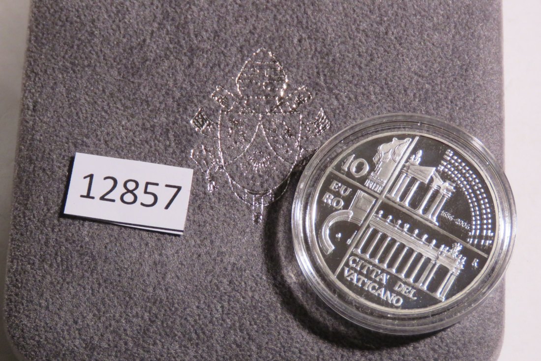  12857 Vatikan 2006 - 10 Euro - Bernini - 22.0 g Silber 0.925   