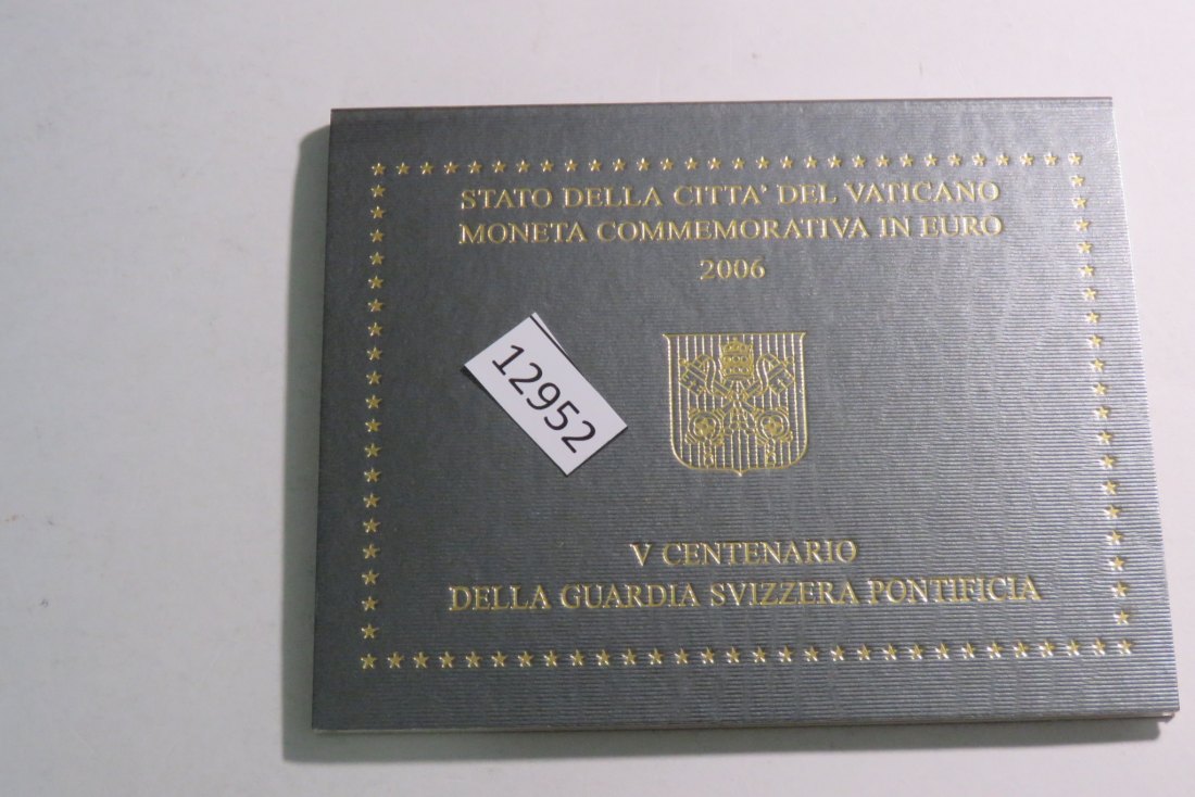  12952 Vatikan 2006 - 2 Euro Mäppchen   