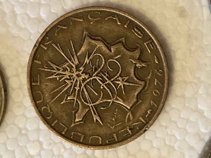  Münze Münzen Umlaufmünze Frankreich 10 Francs 1976   