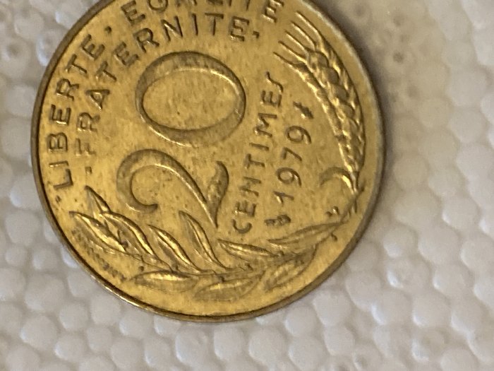  Münze Münzen Umlaufmünze Frankreich 20 Centimes 1979   