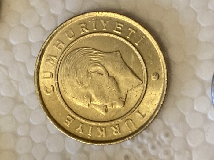  Münze Münzen Umlaufmünze Türkei 10 Kurus 2009   