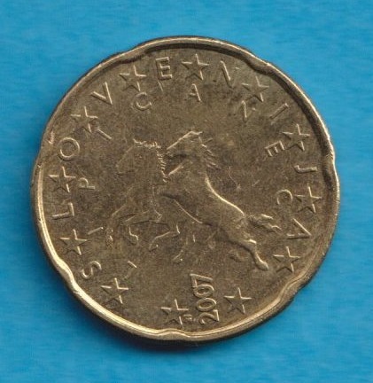  Slowenien 20 Cent 2007   