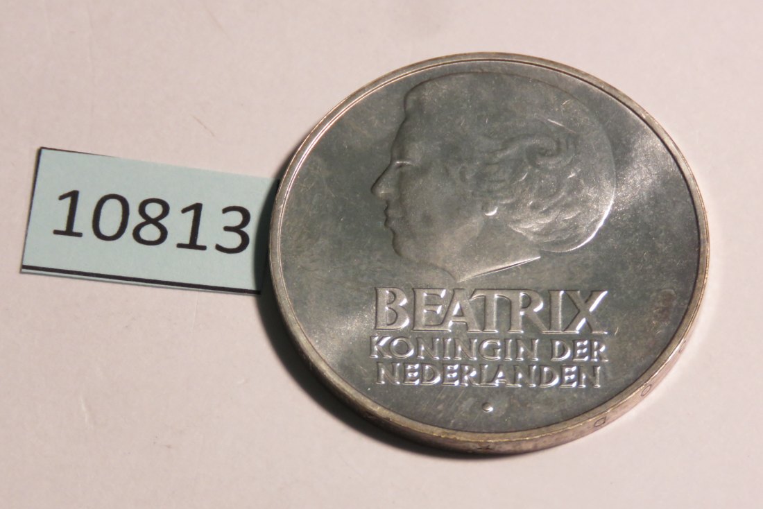  11813 Niederlande 1982 - 50 Gulden - Dutch - American friendship - 25,0 g SILBER 0.925   