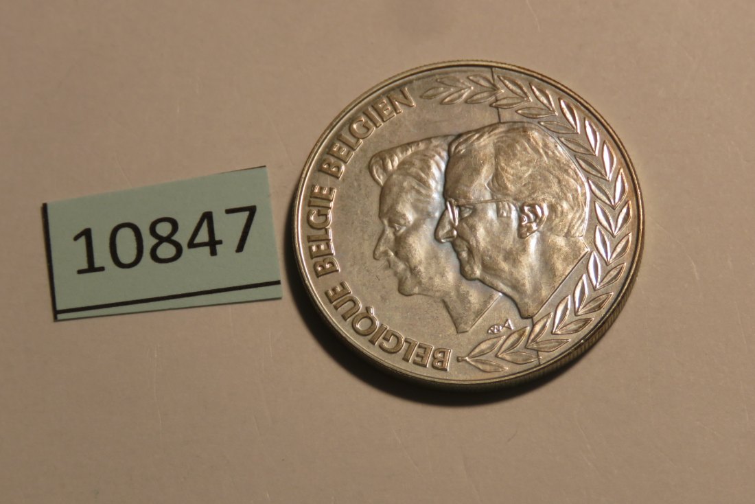  10847 Belgien 1999 - 250 Franc - 40 Jahre Albert + Paola - 18,75 g SILBER 0.925   