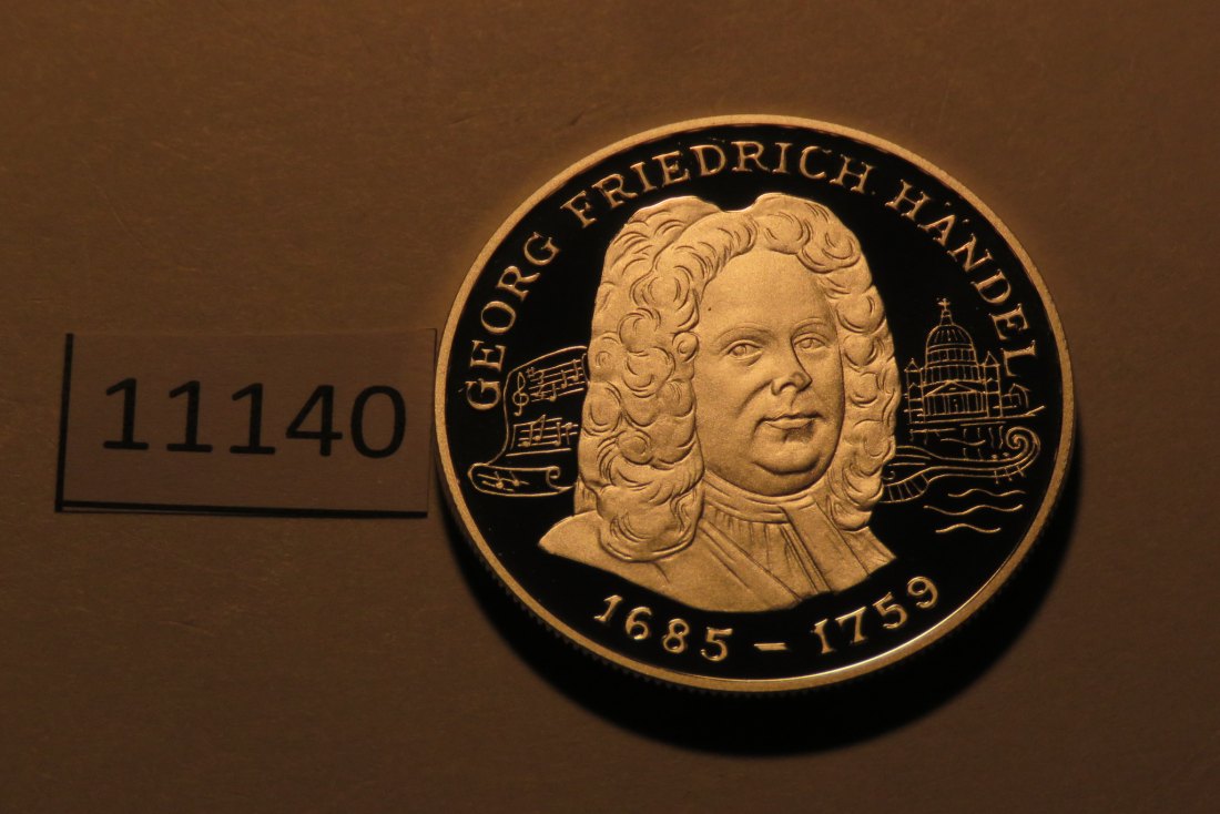  11140 Andorra 1998 - 10 Diners - G.F.Händel - 31,47 g SILBER 0.925   