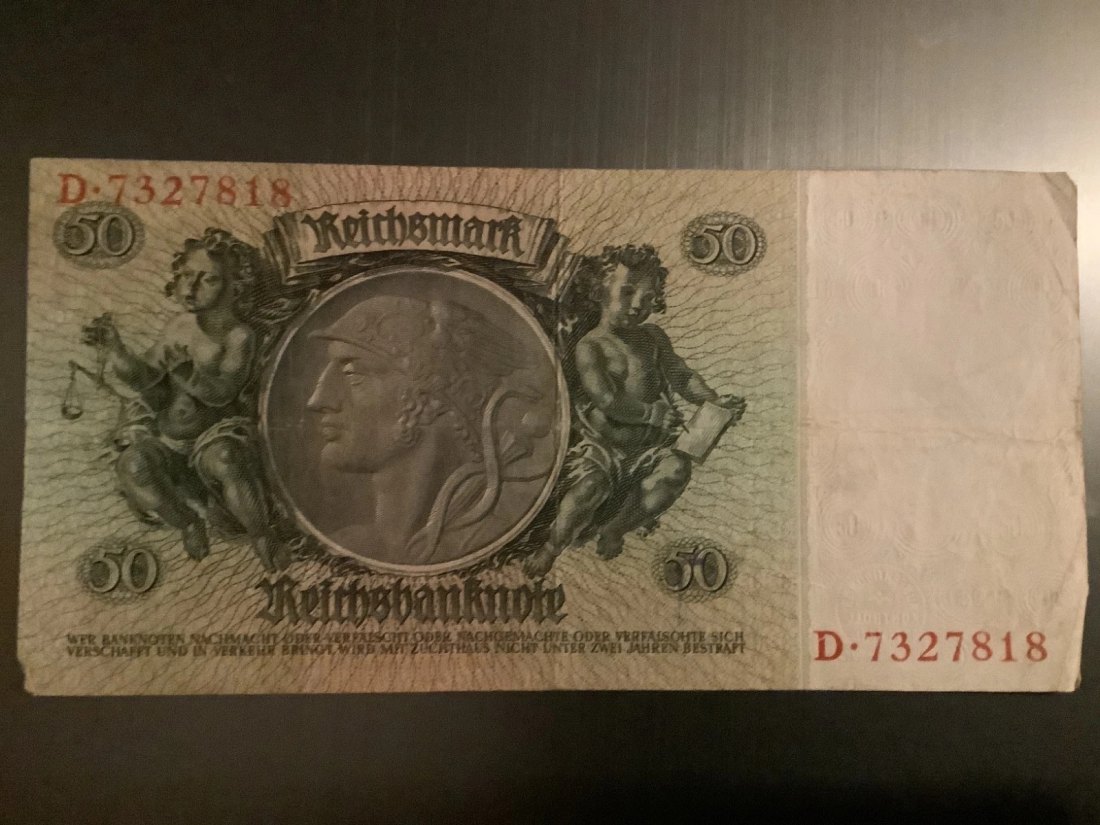  Banknote 50 Reichsmark 1933   