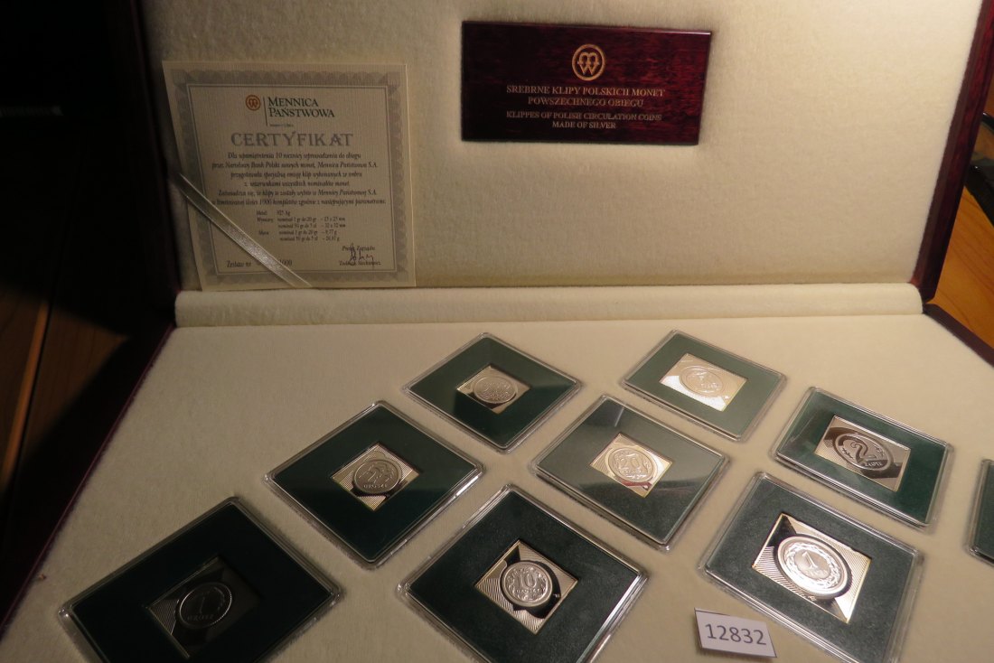  12832 Polen 2005 - 9 Klippen  132 g SILBER 0.925   