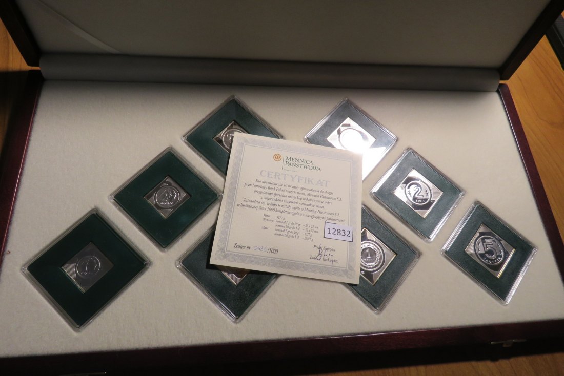  12832 Polen 2005 - 9 Klippen  132 g SILBER 0.925   