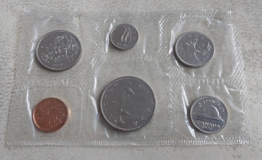  Kanada KMS 1981 UNZ Stempelglanz in Folie   