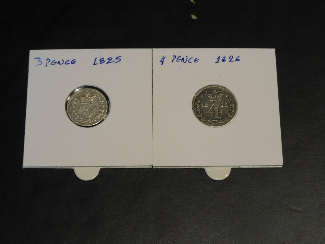  GREAT BRITAIN 3-4 PENCE 1825-1826.GRADE-PLEASE SEE PHOTOS.   