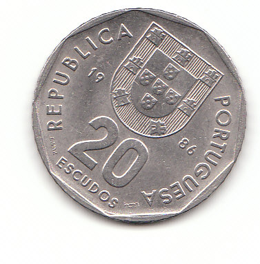  20 Escudos Portugal 1986 (F283)b.   