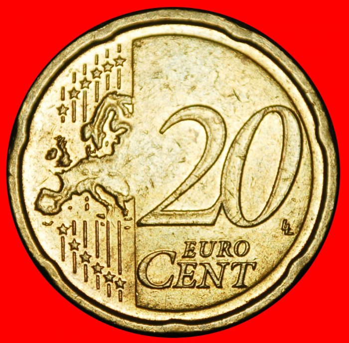  Ⰿ NORDIC GOLD (2002-2026): GERMANY ★ 20 EURO CENTS 2007F BADEN-WUERTTEMBERG★LOW START★ NO RESERVE!   