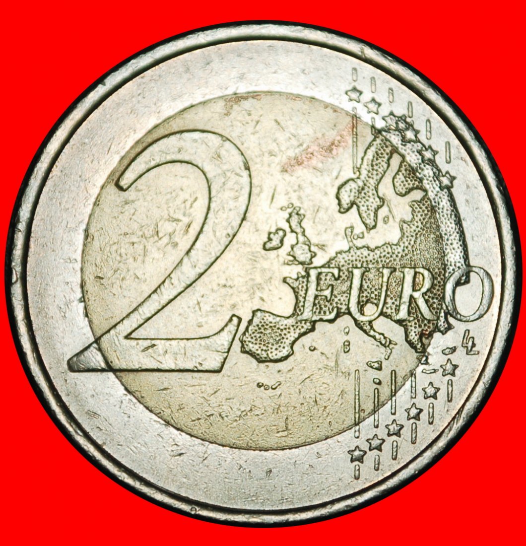  Ⰿ NICHT-PHALLISCHE 2007-2025:SPANIEN★2 EURO 2007 STEMPEL AIr1★JUAN CARLOS I 1975-2014★OHNE VORBEHALT   