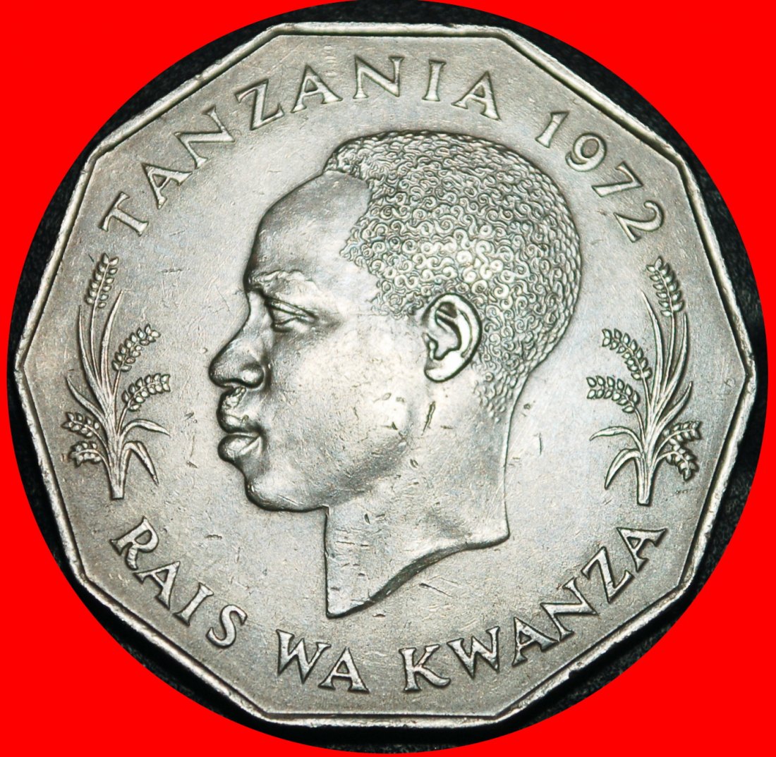  Ⰿ GREAT BRITAIN (1972-1980): TANZANIA ★ 5 SHILLINGS 1972 COW FAO!★LOW START ★ NO RESERVE!   
