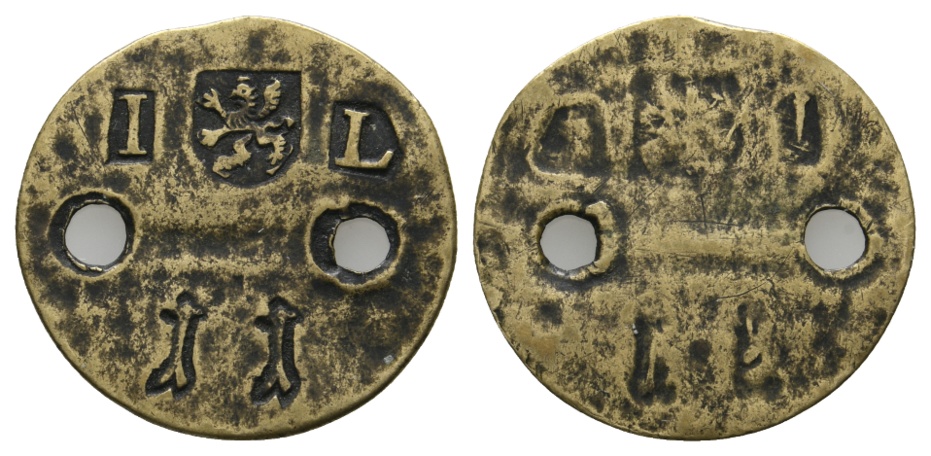  Marke; doppelt gelocht; 1,98 g   