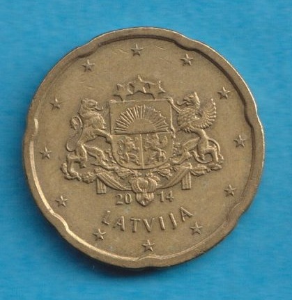  Lettland 20 Cent 2014   