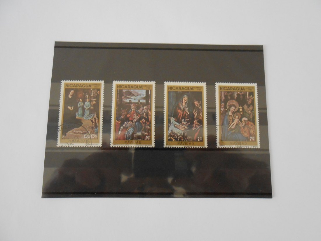  Briefmarken Nicaragua 1983  -Weihnachtskrippen- (59)   