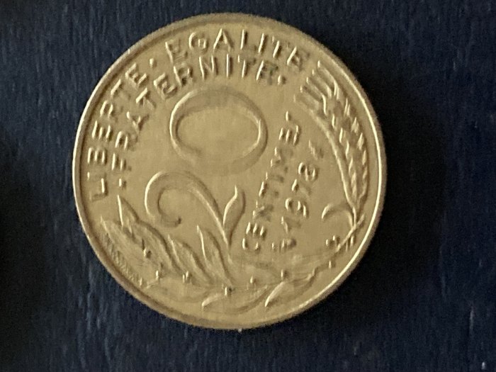  Münze Münzen Umlaufmünze Frankreich 20 Centimes 1978   