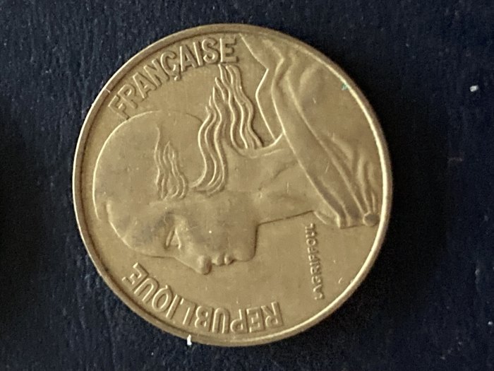  Münze Münzen Umlaufmünze Frankreich 20 Centimes 1978   