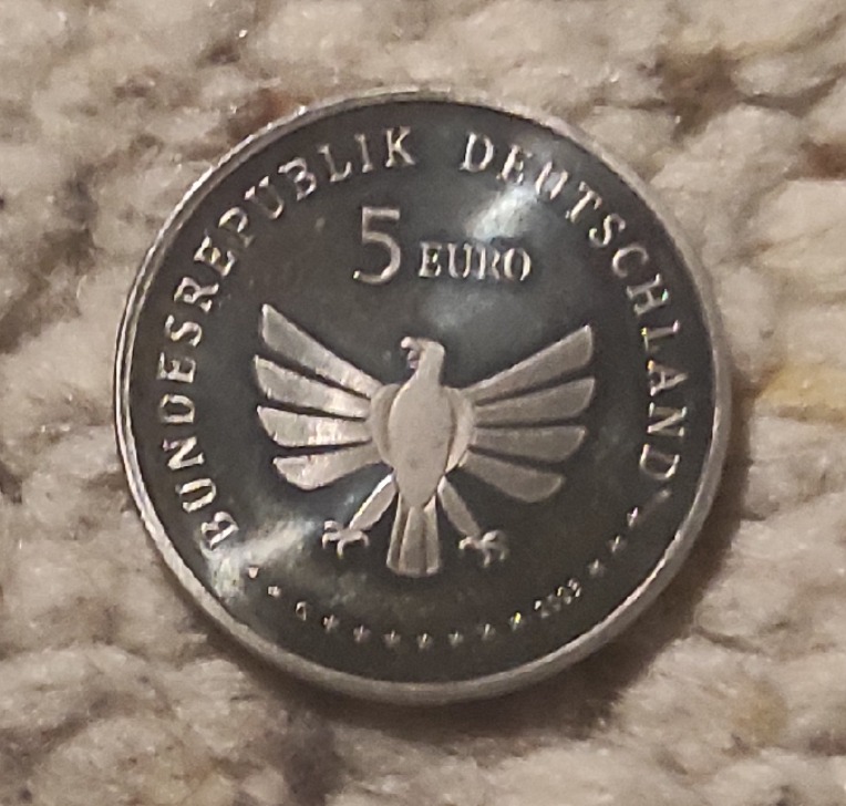  Deutschland 5 € 2023 G, Wunderwelt der Insekten, Schwalbenschwanz   