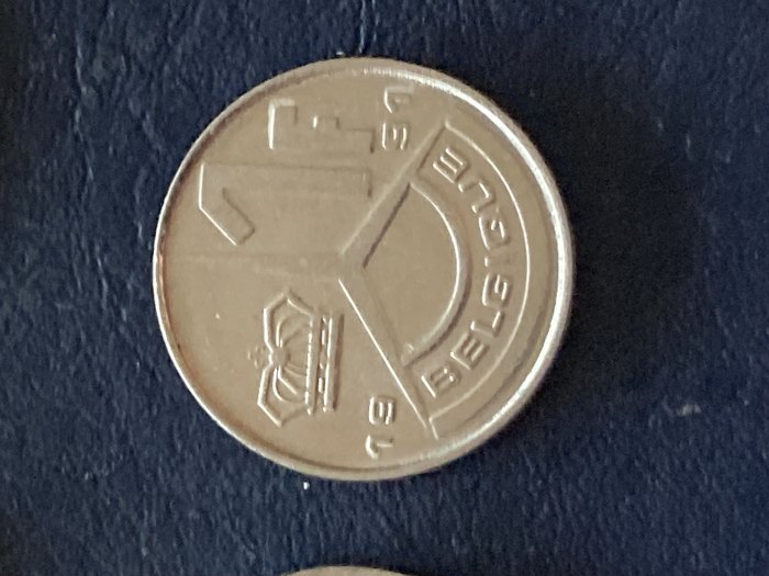 Münze Münzen Umlaufmünze Belgien 1 Franc 1991 Belgique