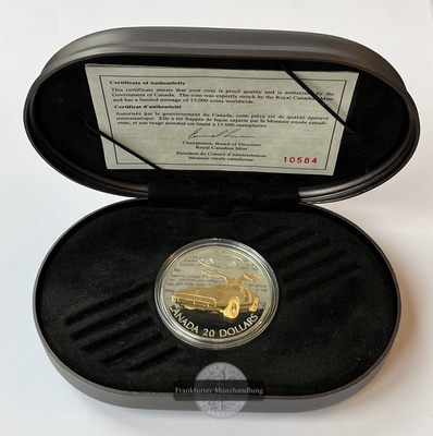  Kanada 20 Dollar 2003 Transportation Series La Bricklin  FM-Frankfurt Feinsilber: 28,7g   